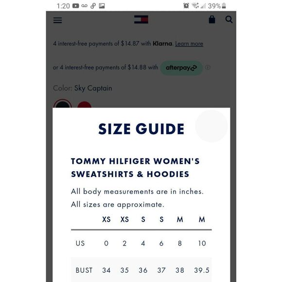 Tommy Hilfiger Sweatshirt NEW with Tags - Picture 3 of 5